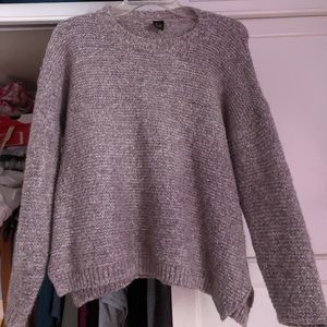 Brown knit sweater